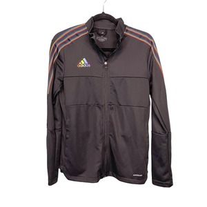 Adidas Women's Black Tiro Training Pride Stripe F… - image 1